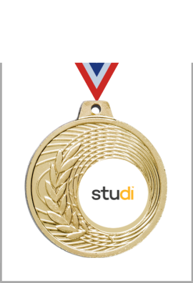 Médaille Logotée Ø 50 mm - Q-038-LO