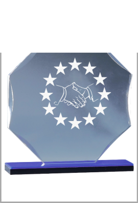 Trophée Acryglass Personnalisé 175-21-CLI