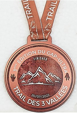 Médaille du Trail des Trois Vallées