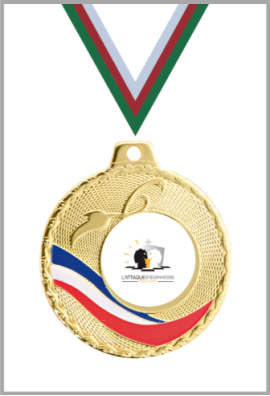 Médaille Logotée Ø 50 mm - Q-073-LO