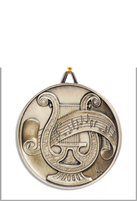 Médaille Ø 65 mm Musique - 920-420