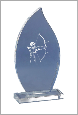 Trophée Acryglass Personnalisé 174-11-CLI