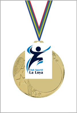 Médaille Logotée Ø 40 mm - 036-LO