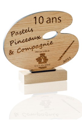 Trophée Bois Récompense Artistique