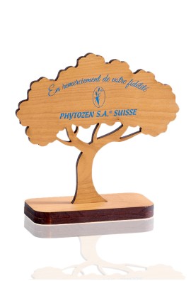 Trophée Bois Entreprise Phytozen