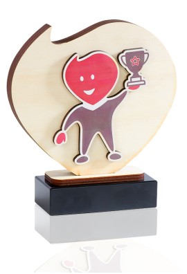 Trophée sportif Bois