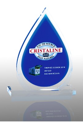 Trophée d'entreprise en Acryglass