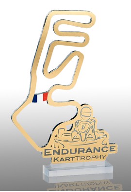 Trophée de Karting en Acryglass