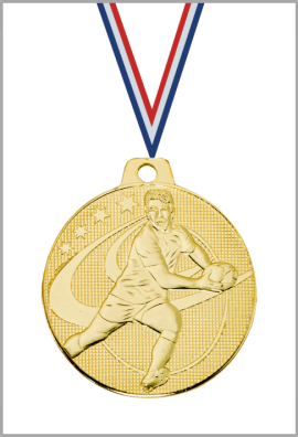 Médaille Ø 50 mm Rugby – Q-101