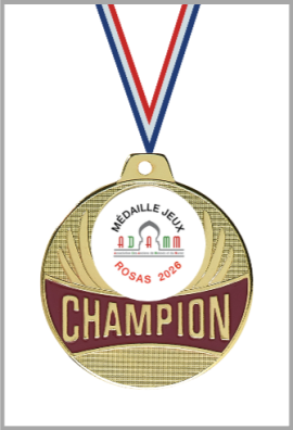Médaille Logotée Ø 50 mm - Q-020-LO