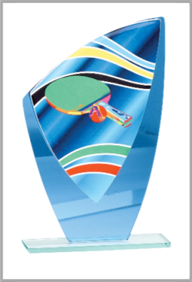 Trophée Verre Tennis de table 66216