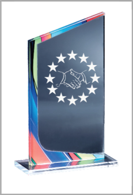 Trophée Acryglass Personnalisé 176-01-CLI