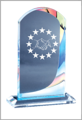 Trophée Acryglass Personnalisé 173-41-CLI