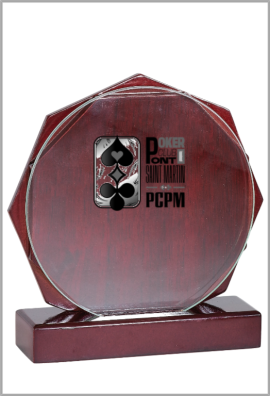 Trophée Verre & Bois Personnalisé 163-71-LO