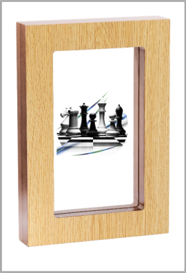 Trophée Acryglass & Bois Personnalisé 150-11-SU