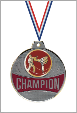Médaille Ø 50 mm Karaté  - CX17