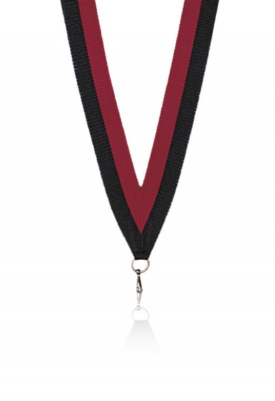 Ruban Médaille Rouge-Noir- 6031