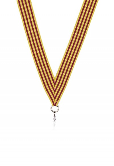 Ruban Médaille  Jaune-Rouge - 6032