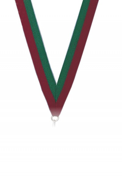 Ruban Médaille  Vert-Rouge - 6042