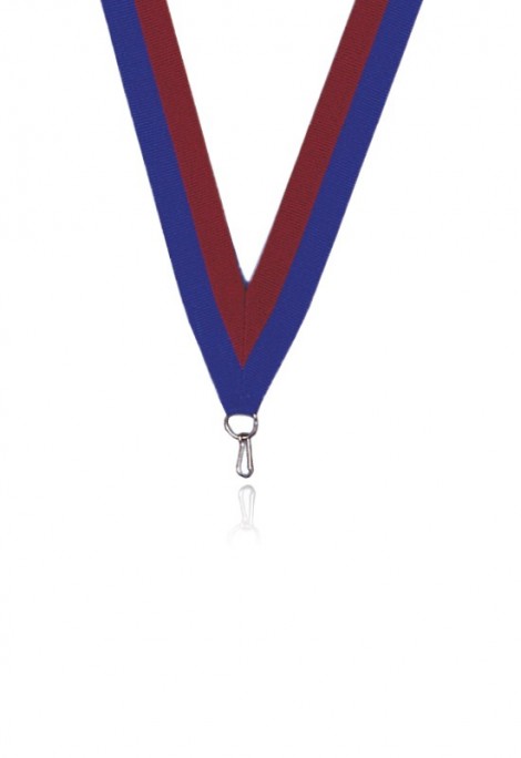 Ruban Médaille  Rouge-Bleu - 6044