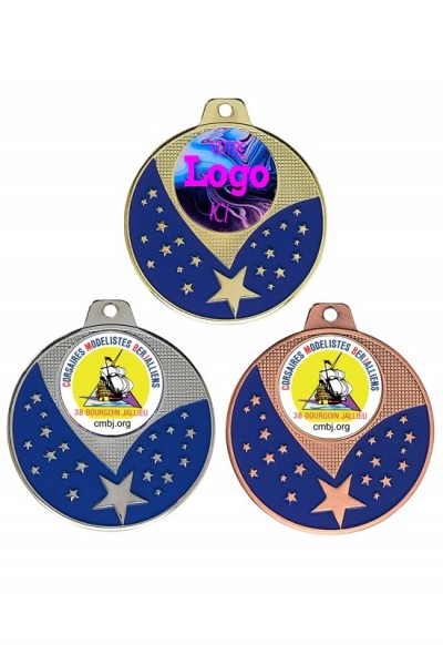 Médaille Personnalisée 50 mm - Q-012-LO