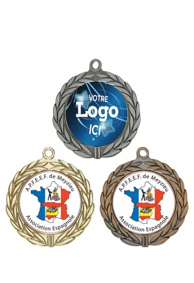 Médaille Personnalisée 70 mm - 064-LO