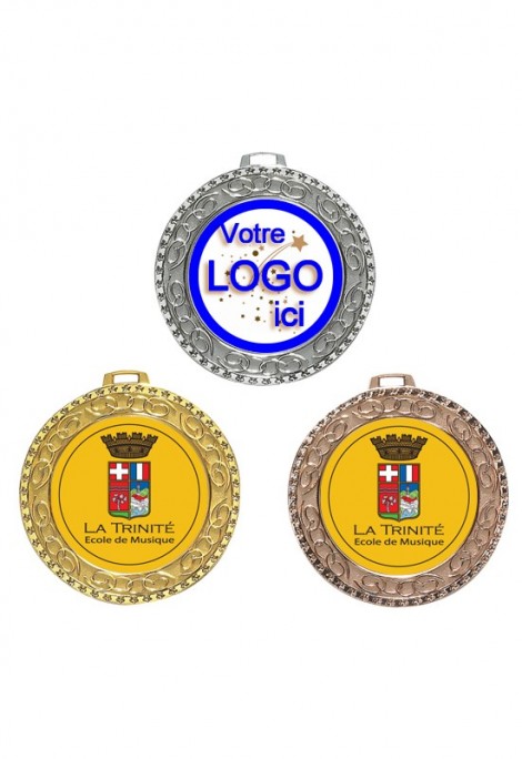 Médaille Personnalisée 70 mm - 020-LO