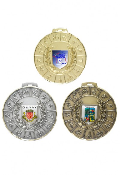 Médaille Mairies Ø 70 mm Logotée - A32