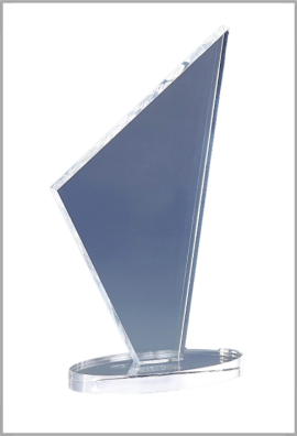Trophée Acryglass Personnalisé 174-61-LO