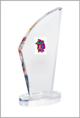 Trophée Acryglass Personnalisé 158-11-LO