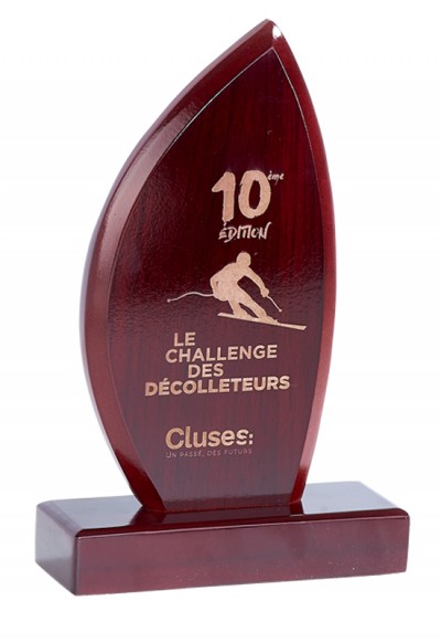 Trophée Bois Personnalisé 166-01-CLI