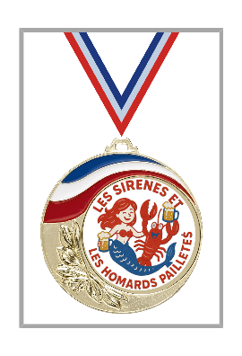 Médaille Logotée Ø 70 mm - 063-LO
