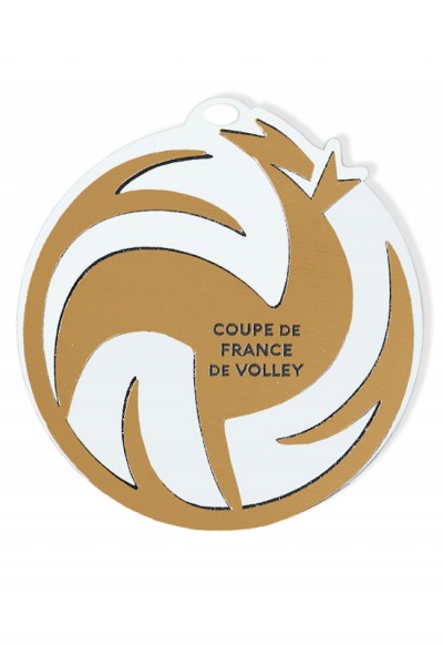 Médaille Coupe de France de Volley Or
