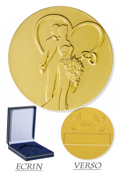 Médaille Mariage Ø 70 mm – A36