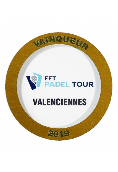 Médaille FFT Padel Tour Valenciennes
