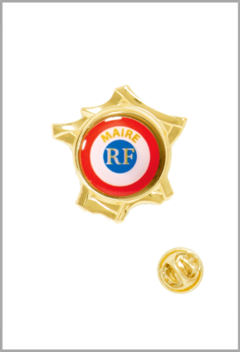 Pin's Carte de France Maire