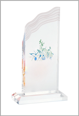 Trophée Acryglass Personnalisé 158-31-SU