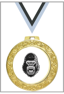 Médaille Logotée Ø 70 mm - 009-LO