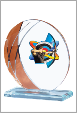 Trophée Verre Personnalisé 124-01-BJ
