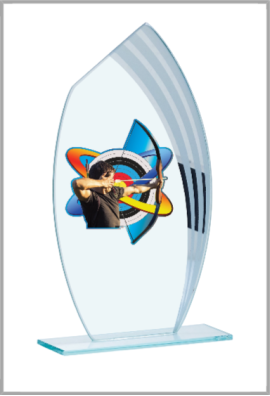 Trophée Verre Personnalisé 124-42-BJ