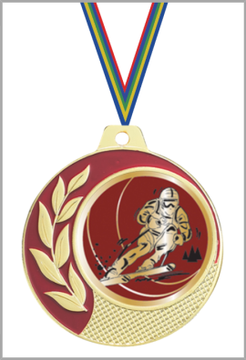 Médaille Ø 70 mm Ski alpin/fond  - CZ22