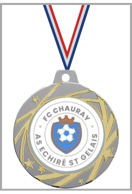 Médaille Logotée Ø 70 mm - 091-LO