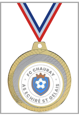 Médaille Logotée Ø 70 mm - Q-011-LO