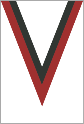 Ruban Médaille  Rouge/Noir  : 6031