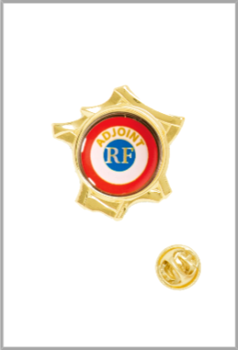Pin's Carte de France Adjoint