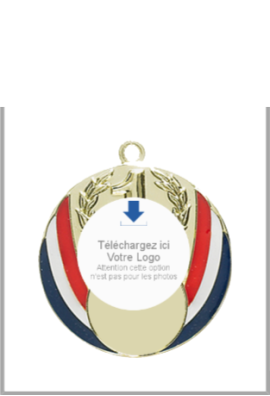 Médaille Logotée Ø 50 mm - 065-LO