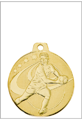 Médaille Ø 70 mm Rugby – Q-102