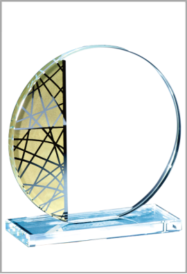 Trophée Verre Personnalisé 156-03-LO