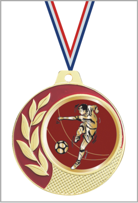 Médaille Ø 70 mm Football  - CZ10
