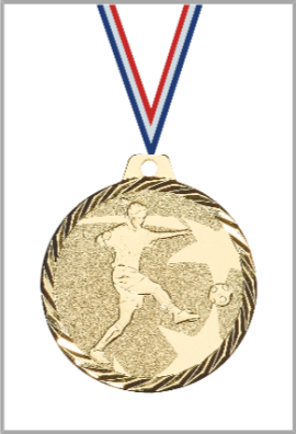 Médaille Ø 50 mm Football  - NZ18